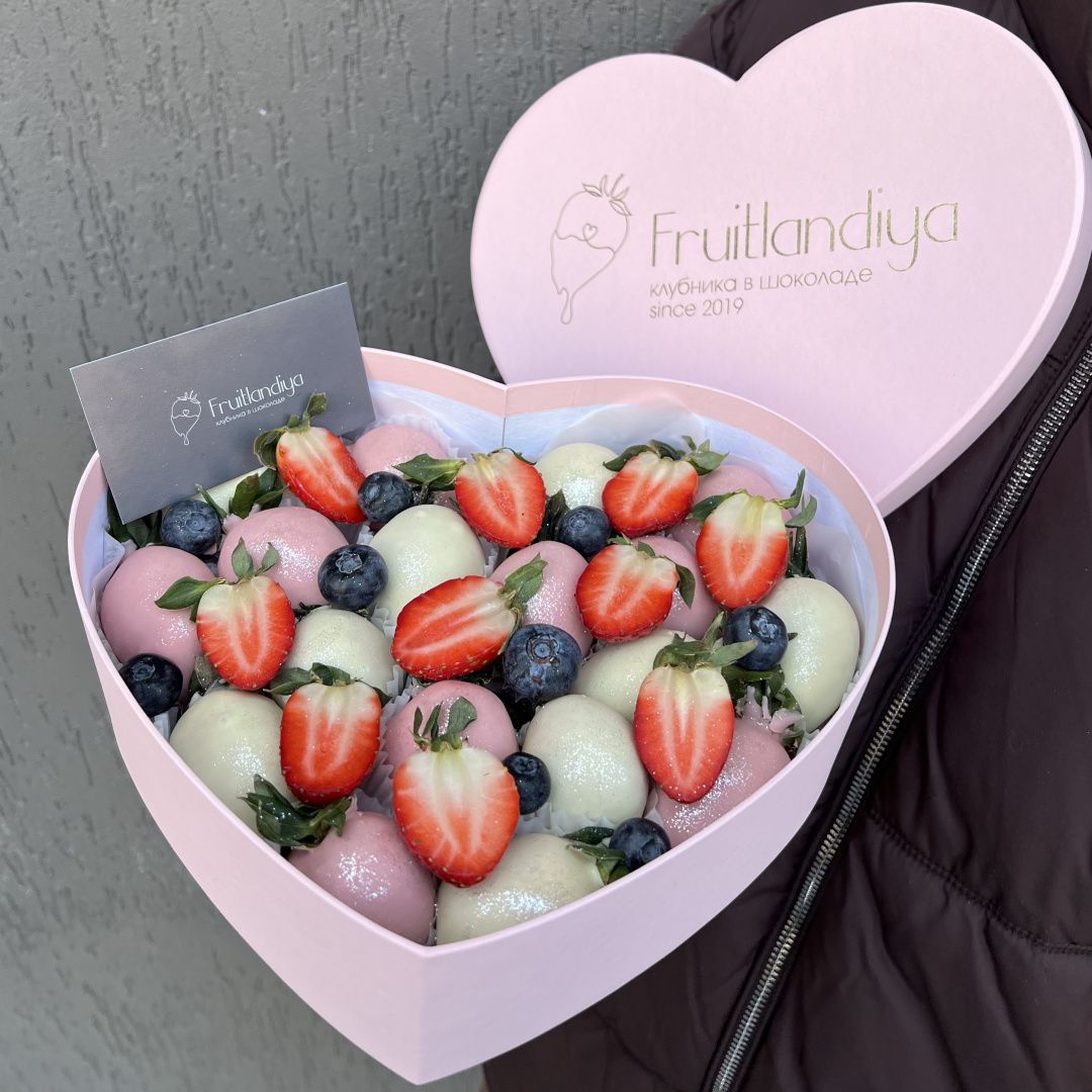 �������� �S Heart pink&white (�������� � ��������)